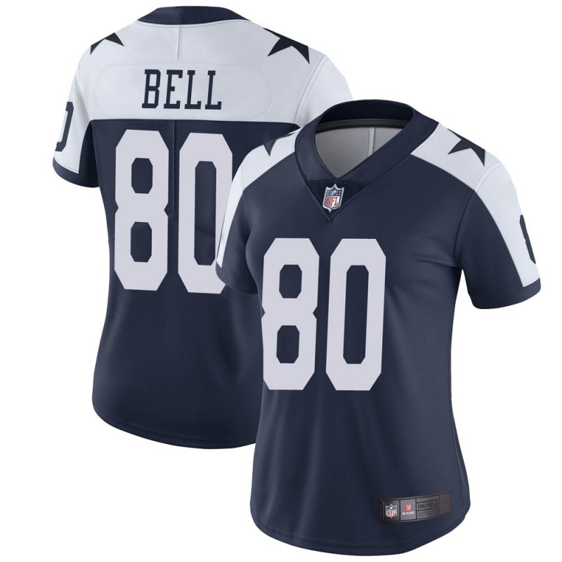 2020 Nike NFL Women Dallas Cowboys 80 Blake Bell Navy Limited Alternate Vapor Untouchable Jersey